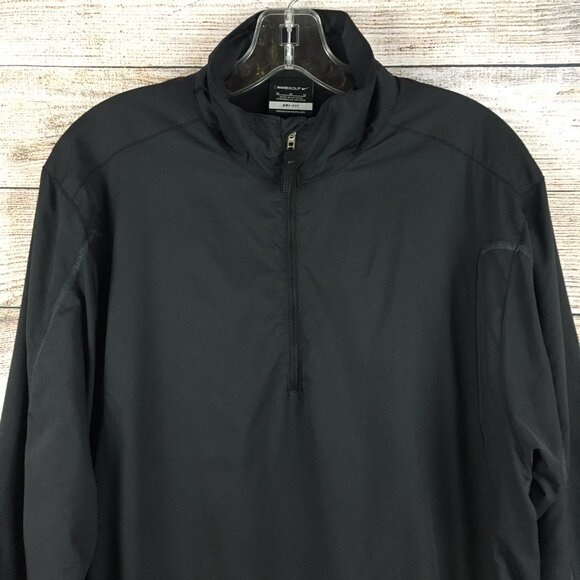 Nike Golf Dri-Fit 1/2 Zip Wind Jacket Pullover "Shift Digital" Embroidered Logo - Picture 2 of 15